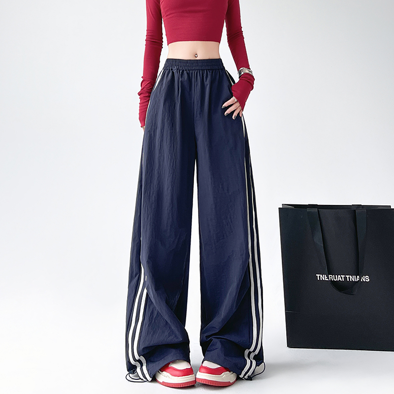 Wear sweatpants high waist casual pants for women