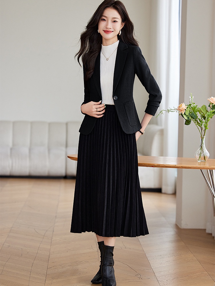 Small fellow coat spring and autumn business suit for women