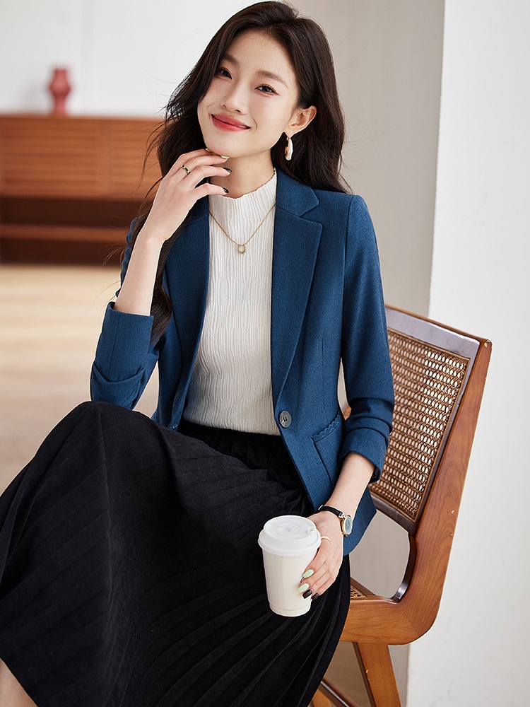 Small fellow coat spring and autumn business suit for women