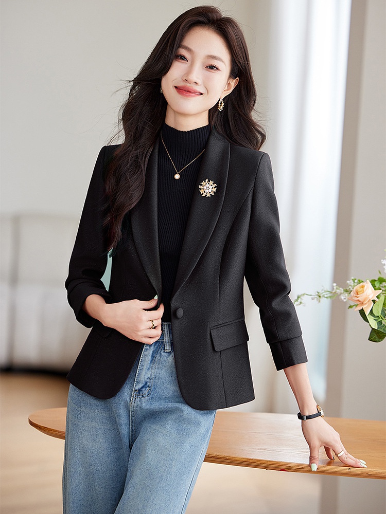 Temperament business suit small fellow coat for women