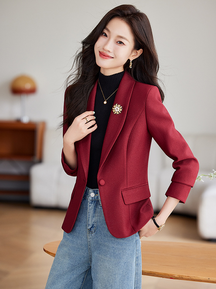 Temperament business suit small fellow coat for women