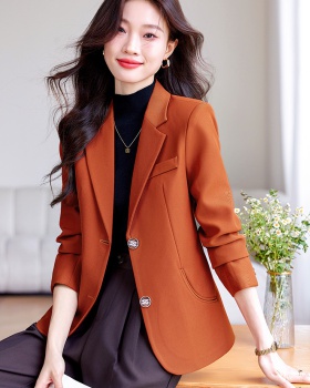 Small fellow business suit drape coat for women