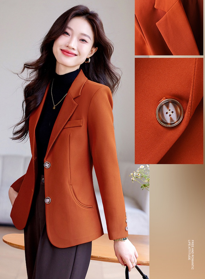 Small fellow business suit drape coat for women