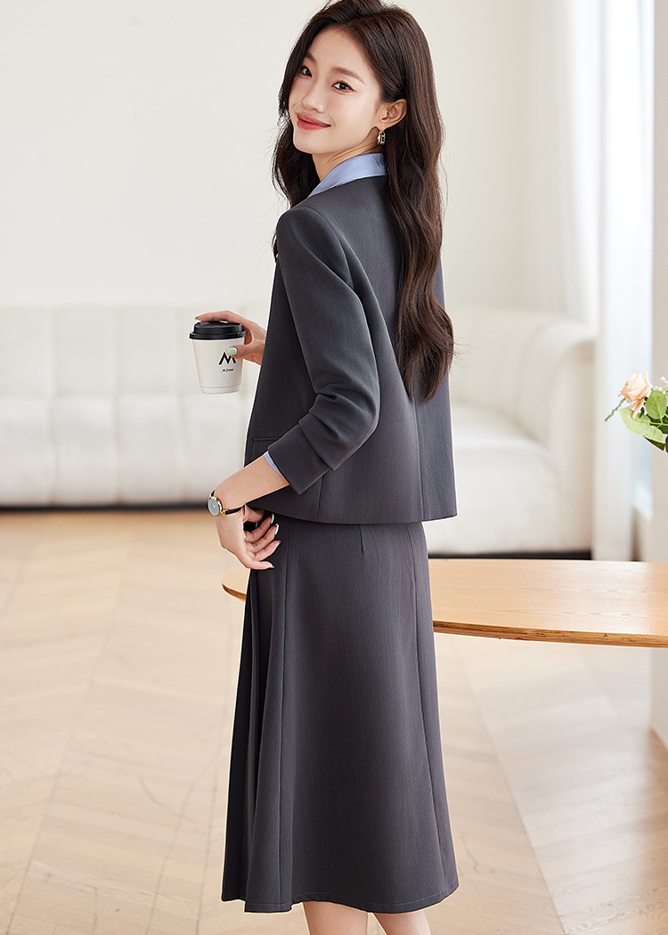 Temperament business suit summer skirt 2pcs set