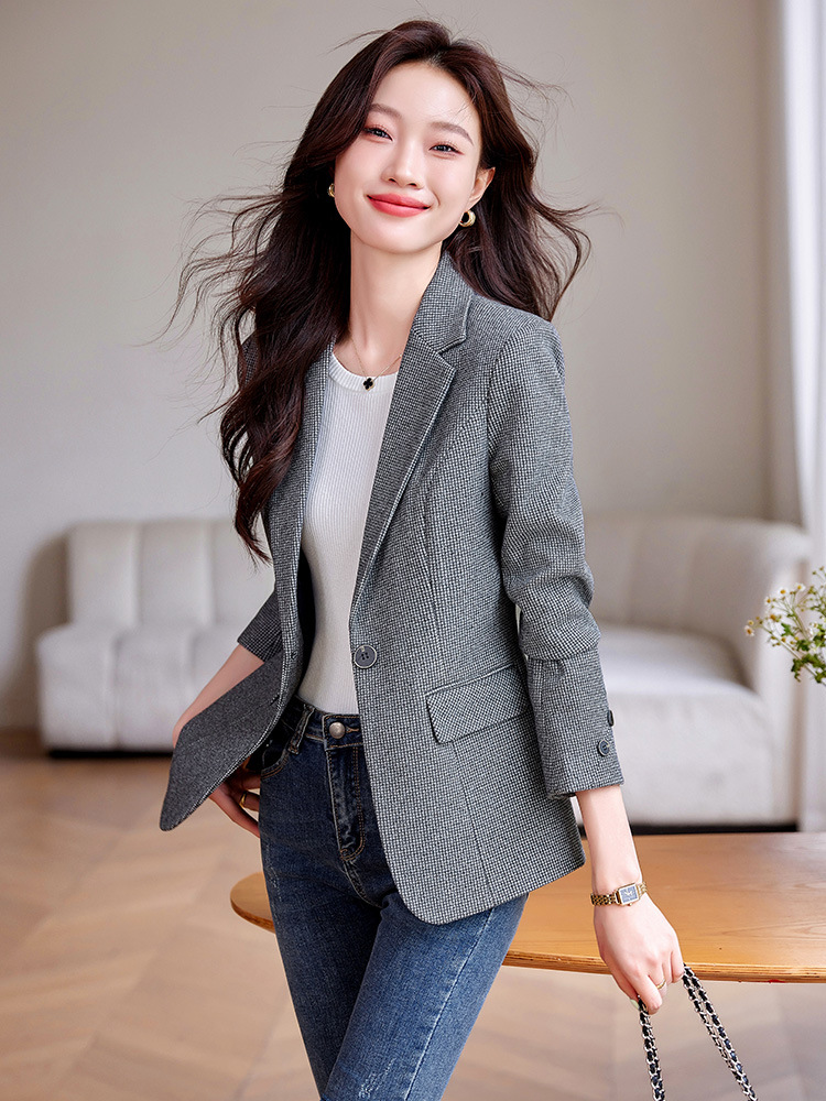 Fashion long sleeve coat spring and autumn tops