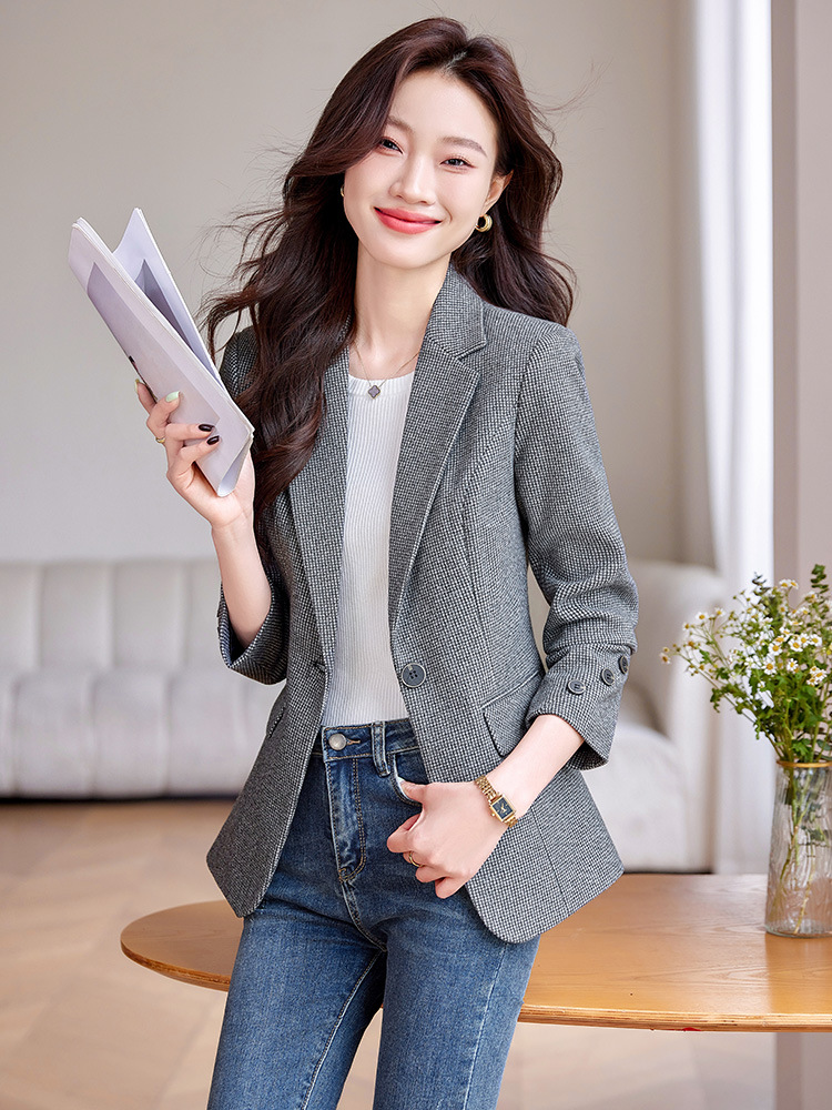 Fashion long sleeve coat spring and autumn tops