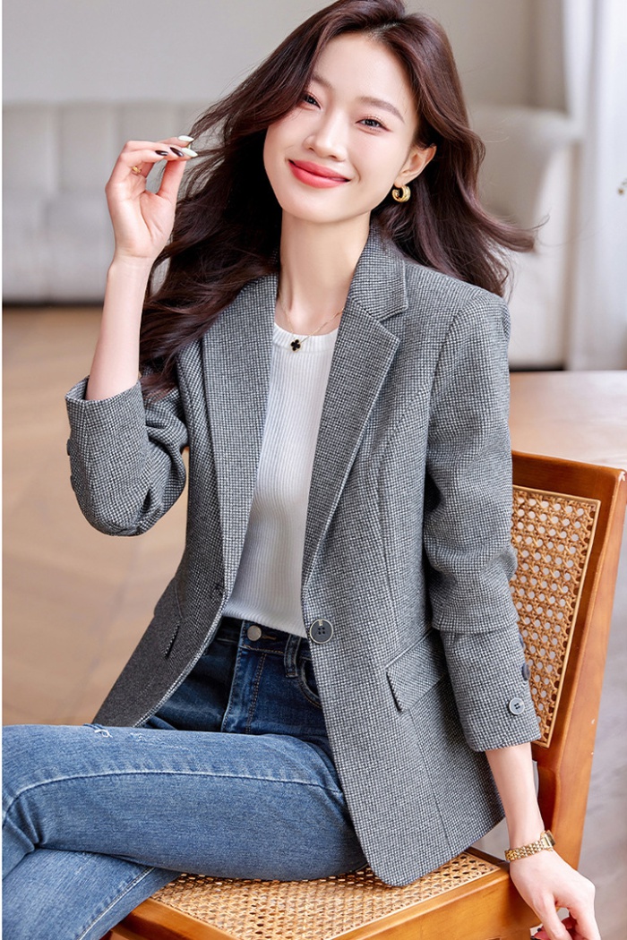 Fashion long sleeve coat spring and autumn tops