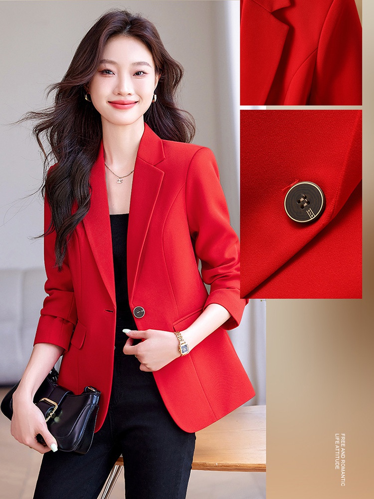 Temperament fashion business suit Casual spring coat