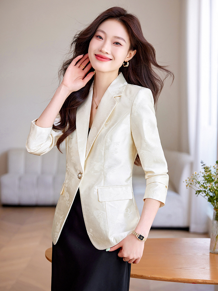 Niche summer commuting business suit temperament short coat