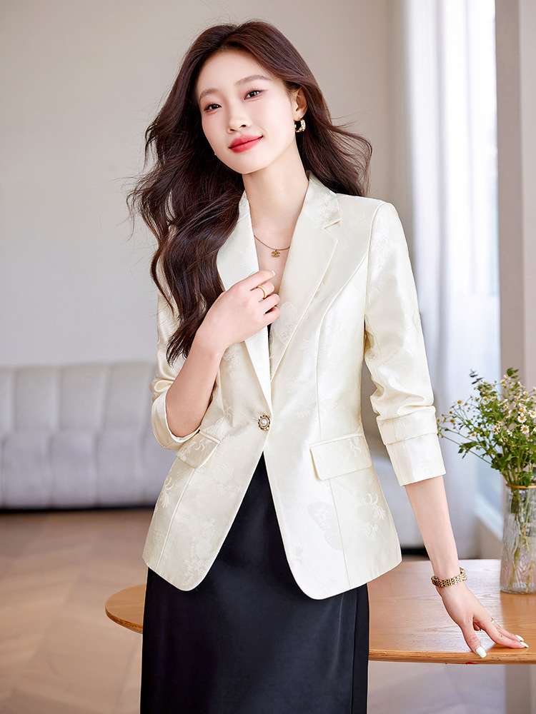 Niche summer commuting business suit temperament short coat