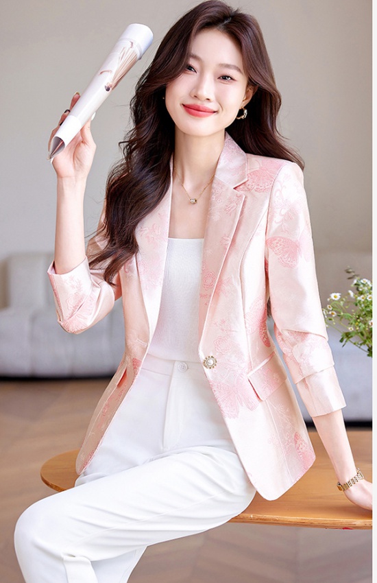 Niche summer commuting business suit temperament short coat