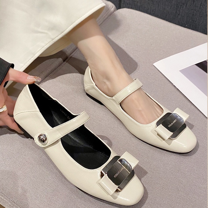 France style flattie retro shoes for women