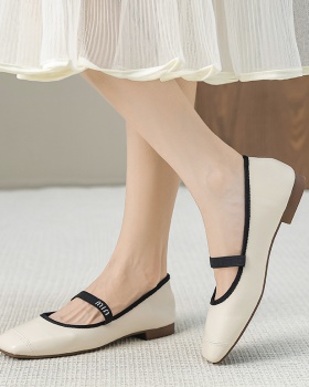 Lady all-match low summer flat soft soles shoes for women