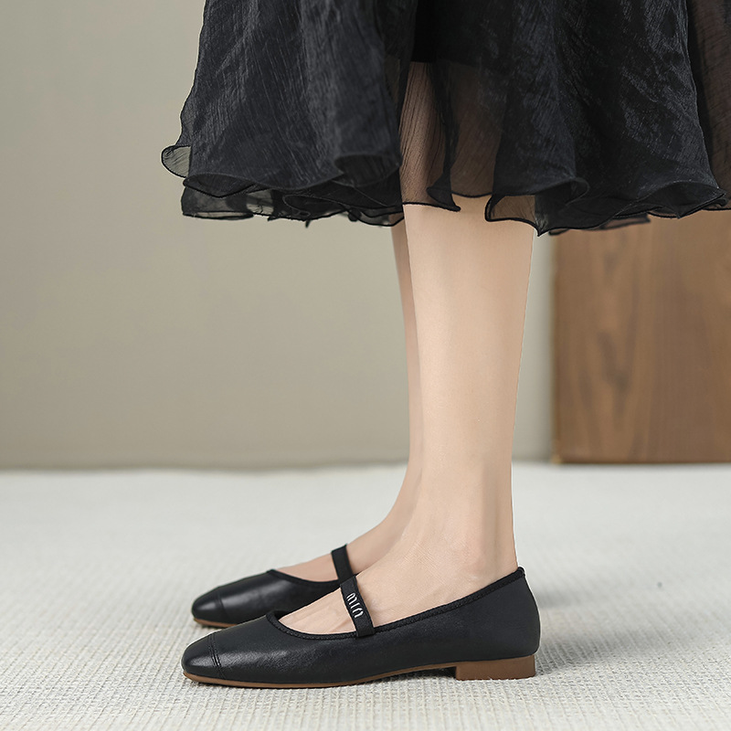 Lady all-match low summer flat soft soles shoes for women