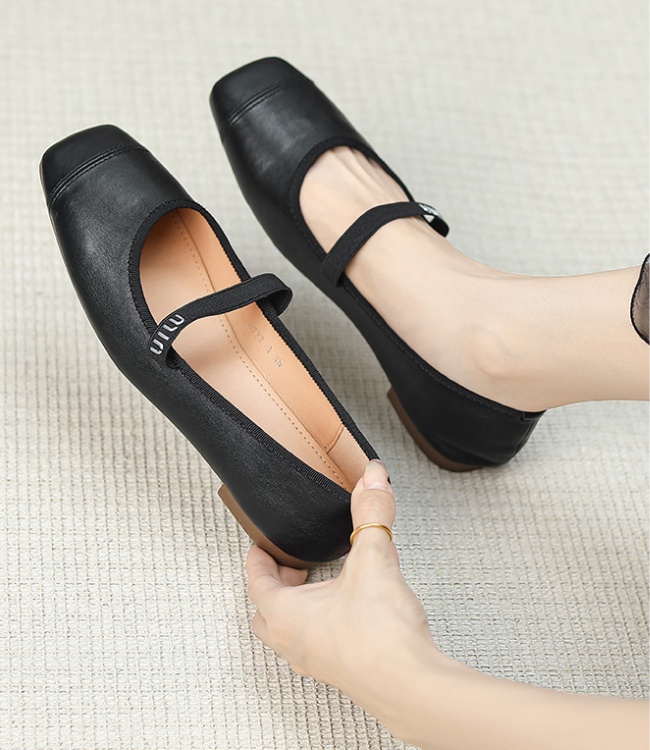 Lady all-match low summer flat soft soles shoes for women