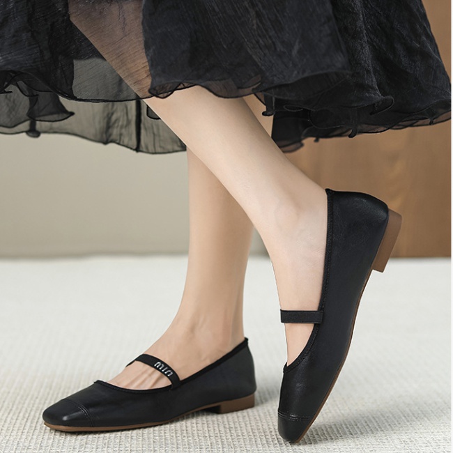 Lady all-match low summer flat soft soles shoes for women