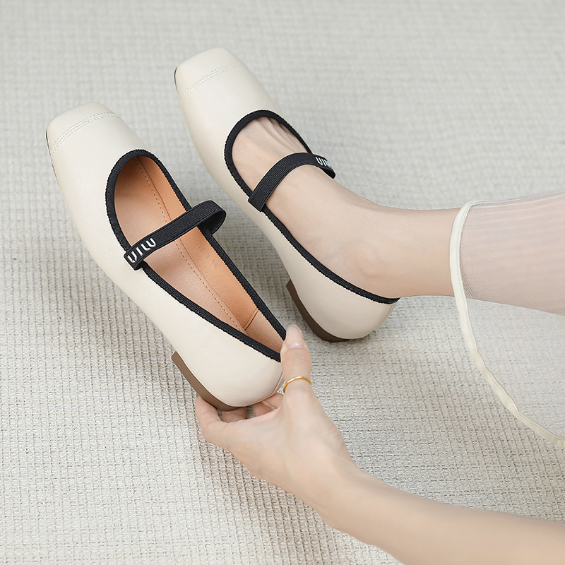 Lady all-match low summer flat soft soles shoes for women