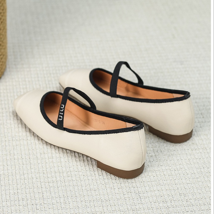 Lady all-match low summer flat soft soles shoes for women