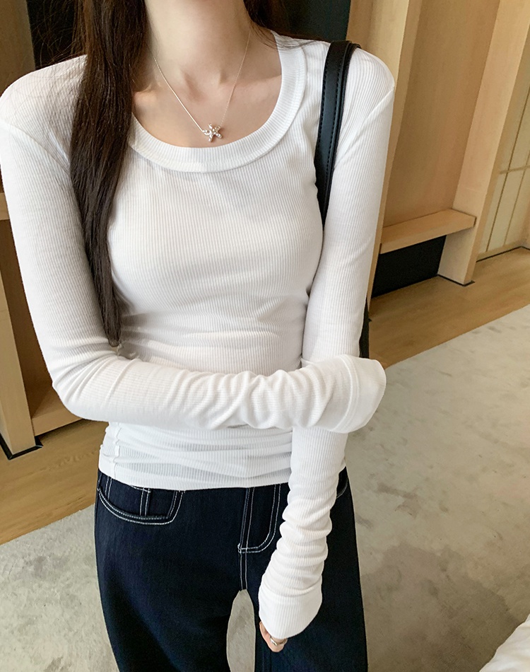 Long sleeve T-shirt air conditioning smock for women