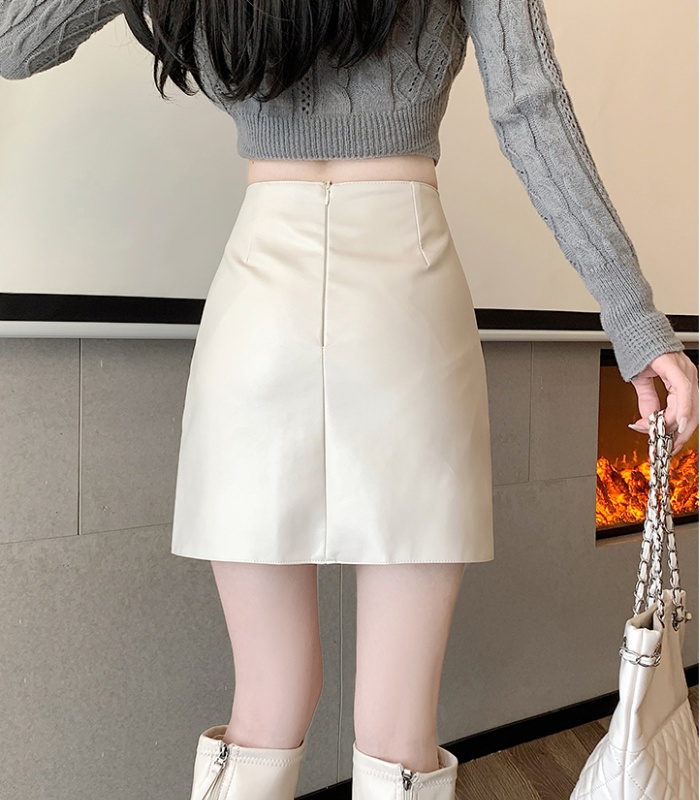 Autumn high waist short skirt fold skirt for women