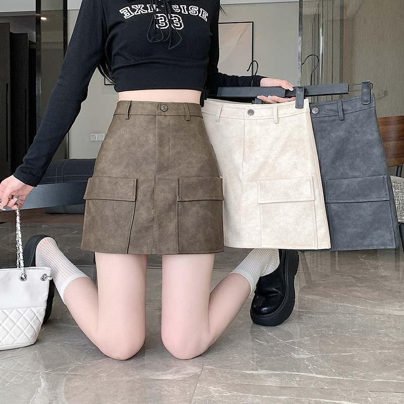 A-line work clothing American style short skirt for women