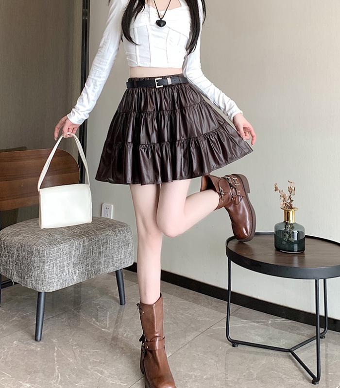 Splice skirt anti emptied short skirt for women