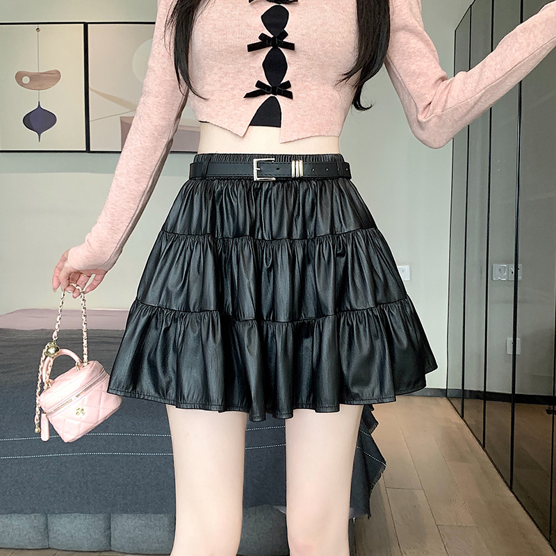 Splice skirt anti emptied short skirt for women