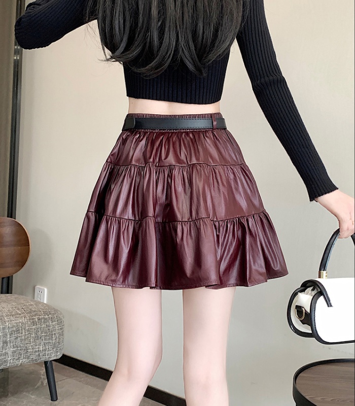 Splice skirt anti emptied short skirt for women