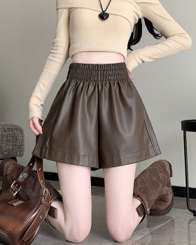 High waist shorts all-match boots pants for women