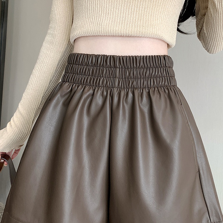 High waist shorts all-match boots pants for women