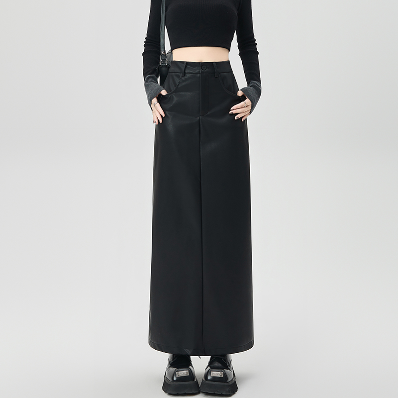 High waist one step skirt skirt for women