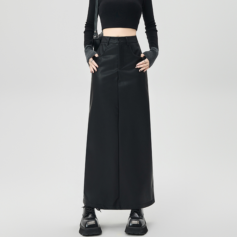 High waist one step skirt skirt for women