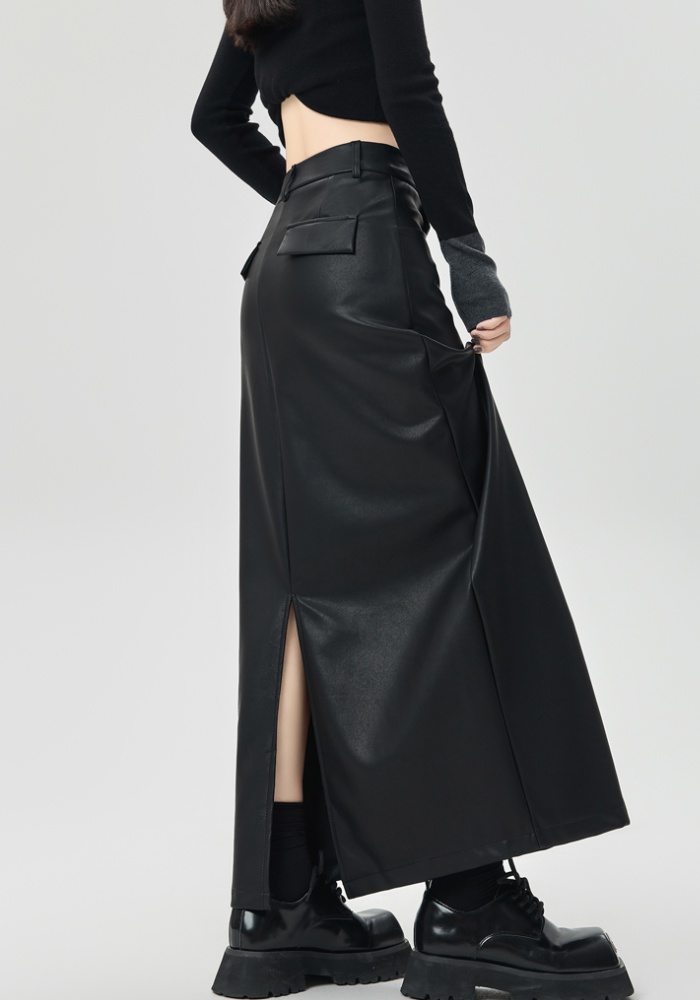 High waist one step skirt skirt for women