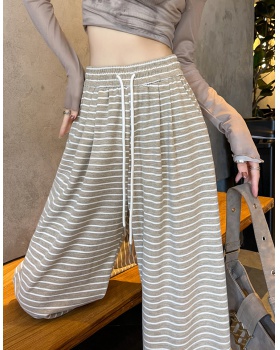 Frenum loose wide leg pants slim lazy casual pants