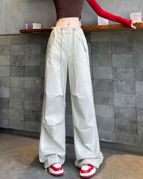 Autumn casual pants wide leg work pants for women