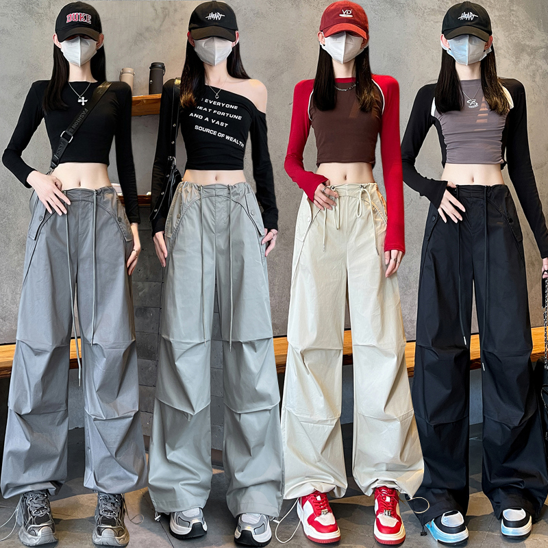 Autumn casual pants wide leg work pants for women