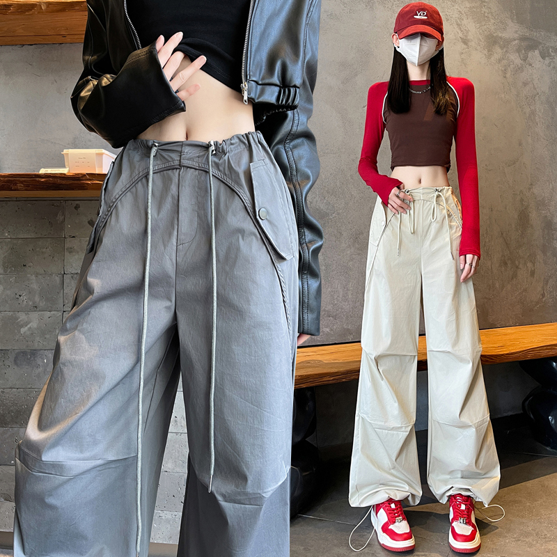 Autumn casual pants wide leg work pants for women