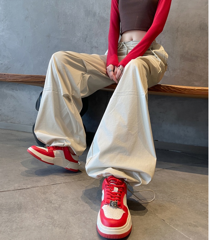 Autumn casual pants wide leg work pants for women