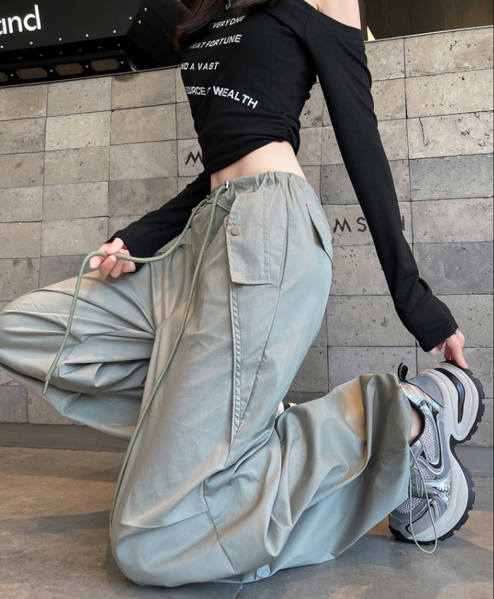 Autumn casual pants wide leg work pants for women