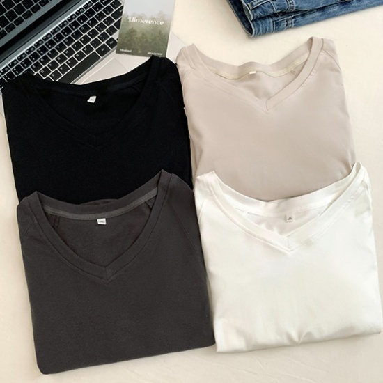 Long sleeve niche tops raglan Korean style T-shirt