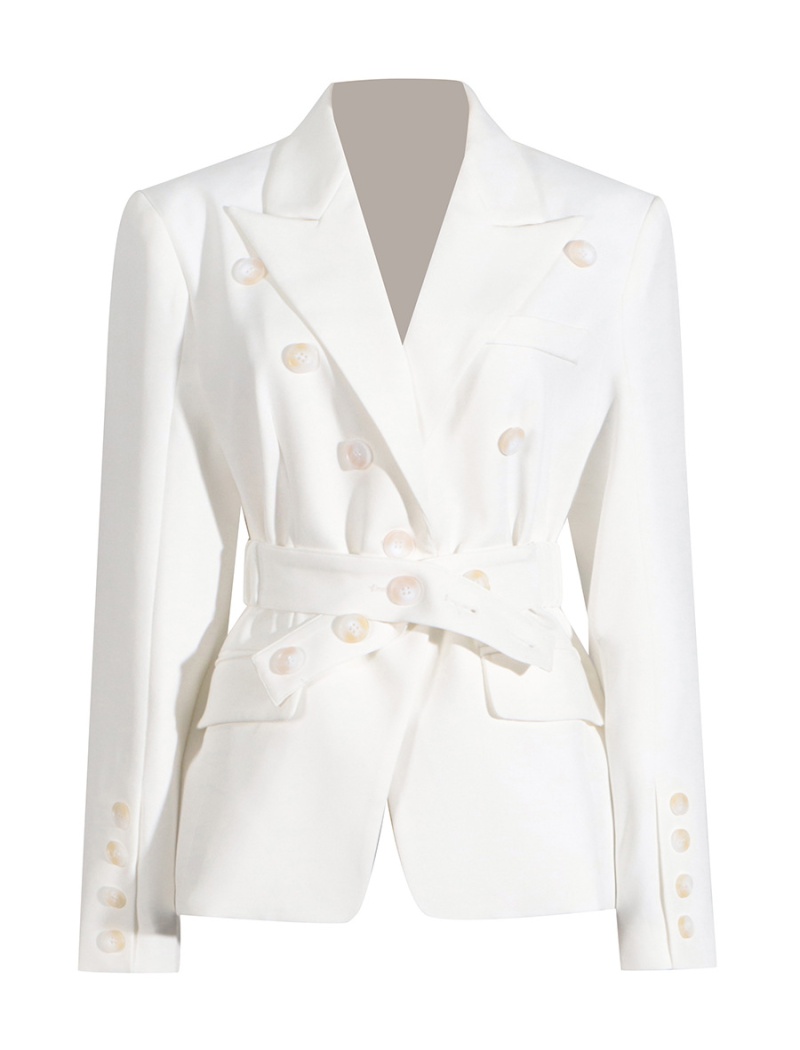 Splice summer coat lapel thin business suit for women