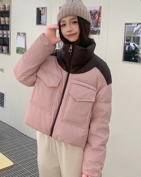 Thick Korean style coat short cotton coat for women