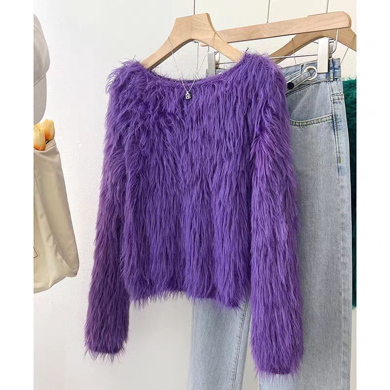 Short tops autumn and winter sweater for women