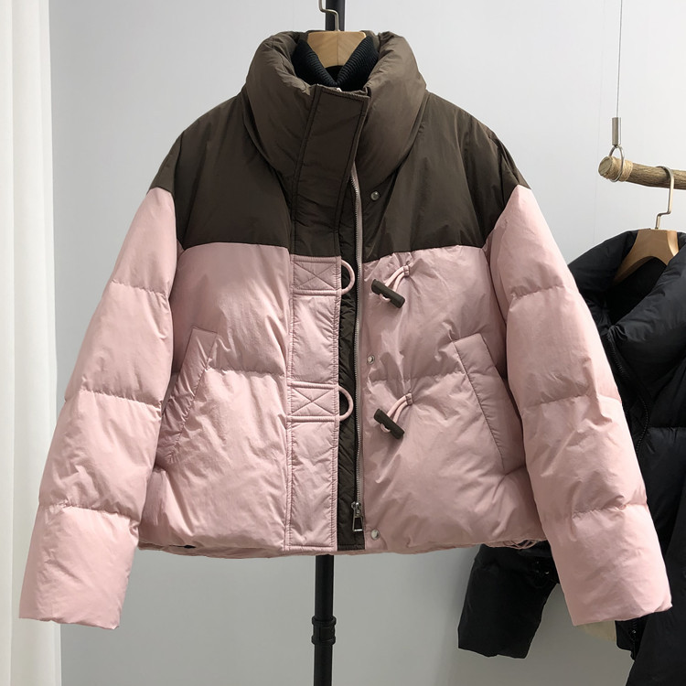 Small fellow loose cotton coat thick coat for women