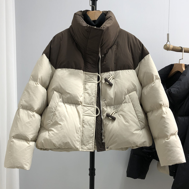 Small fellow loose cotton coat thick coat for women