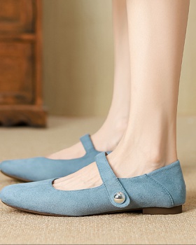 Tender flat shoes soft soles summer peas shoes