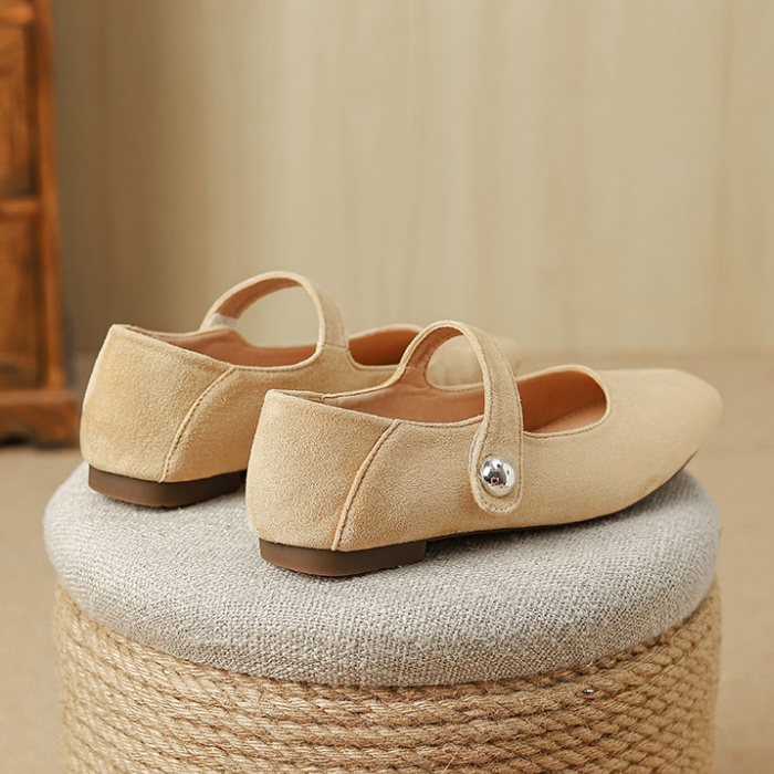 Tender flat shoes soft soles summer peas shoes