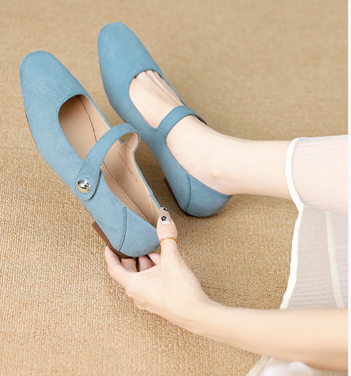 Tender flat shoes soft soles summer peas shoes