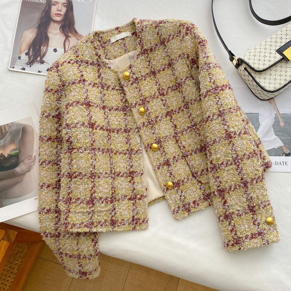 Chanelstyle short commuting coat ladies autumn tops