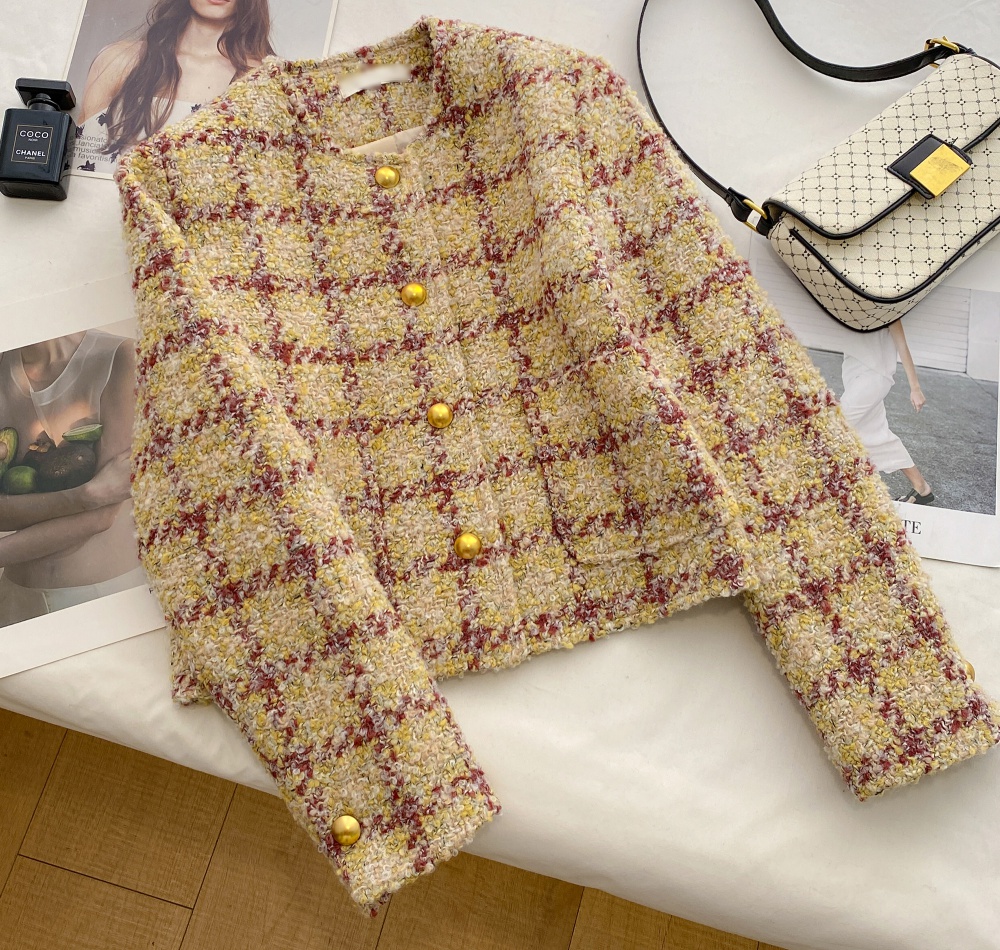 Chanelstyle short commuting coat ladies autumn tops